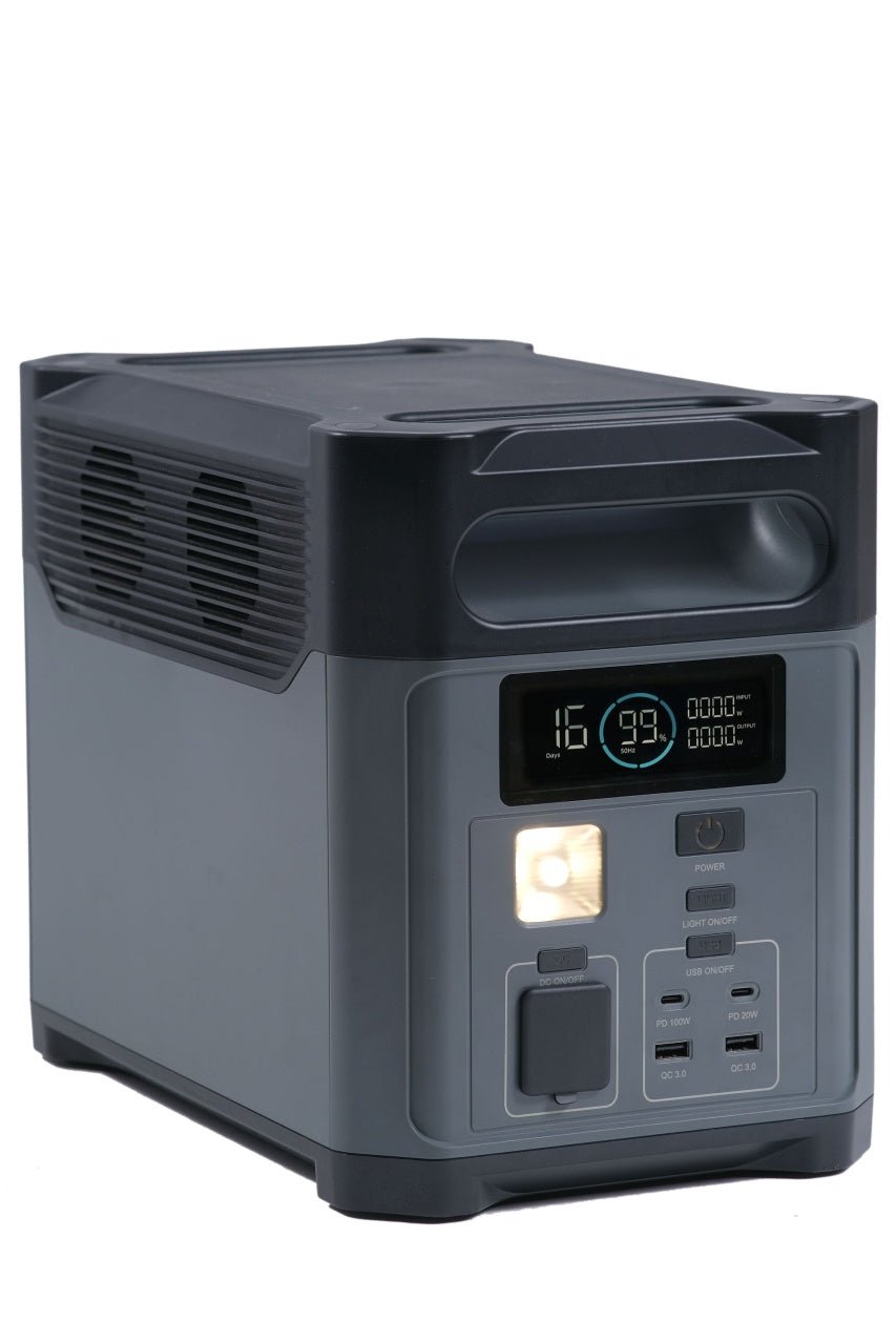 Statie curent portabila RONIC, 1200W (1024 Wh), LiFePO4, model EP1200 - CampShop.ro