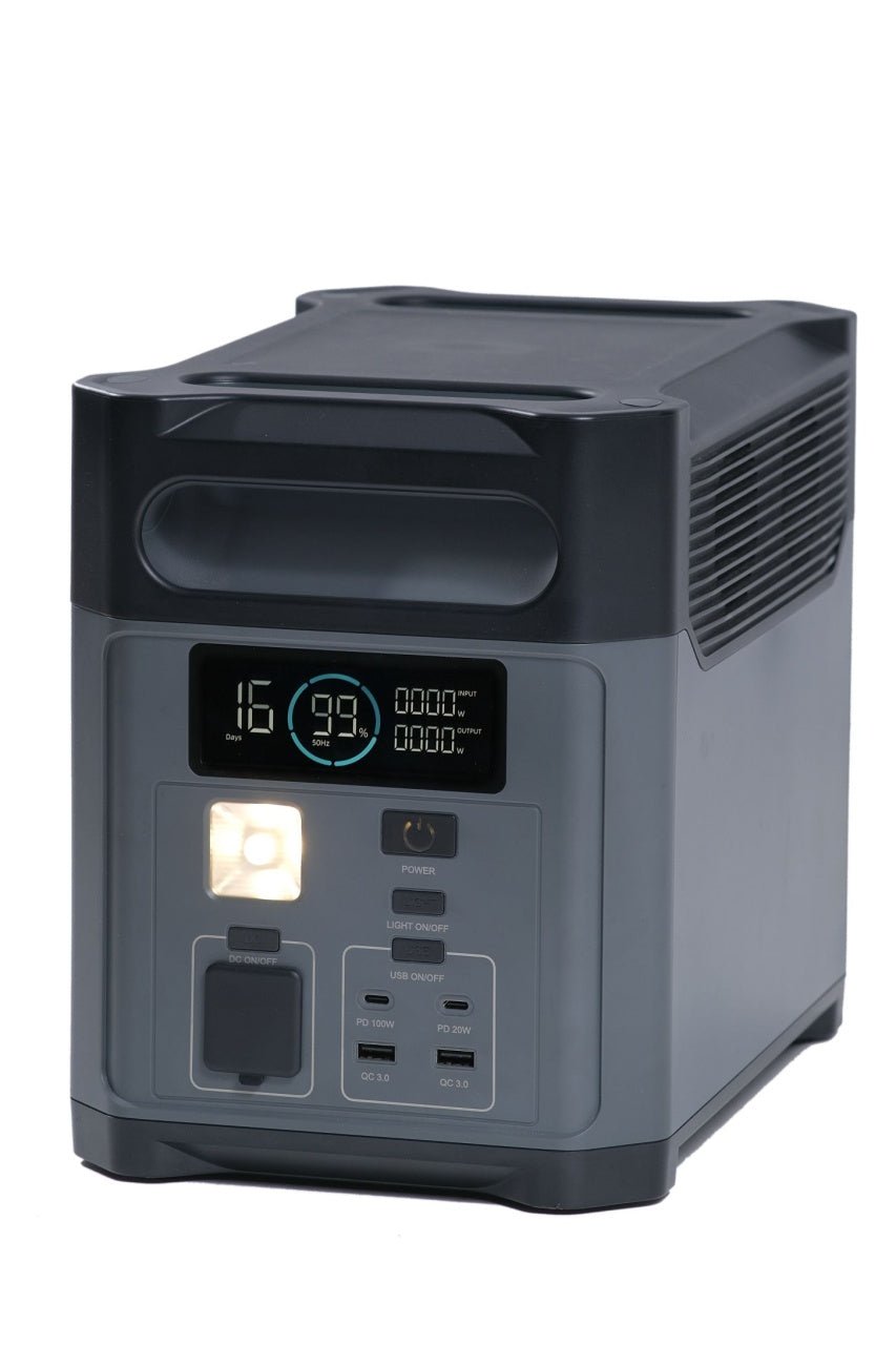 Statie curent portabila RONIC, 1200W (1024 Wh), LiFePO4, model EP1200 - CampShop.ro