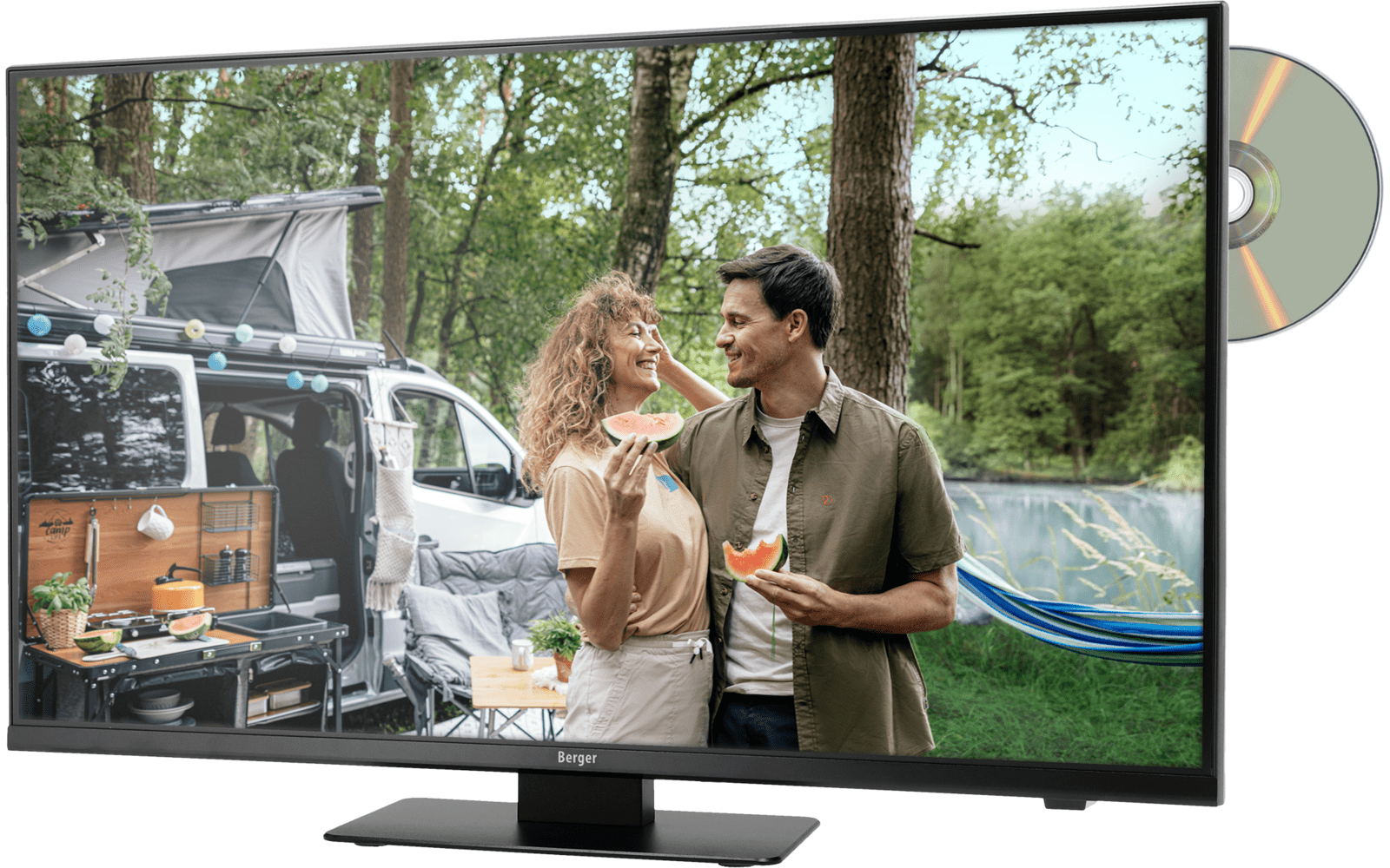 Televizor BERGER Smart TV Advanteq, diagonala de 81 cm (32 inch) cu tuner triplu, 12 / 230 V - CampShop.ro