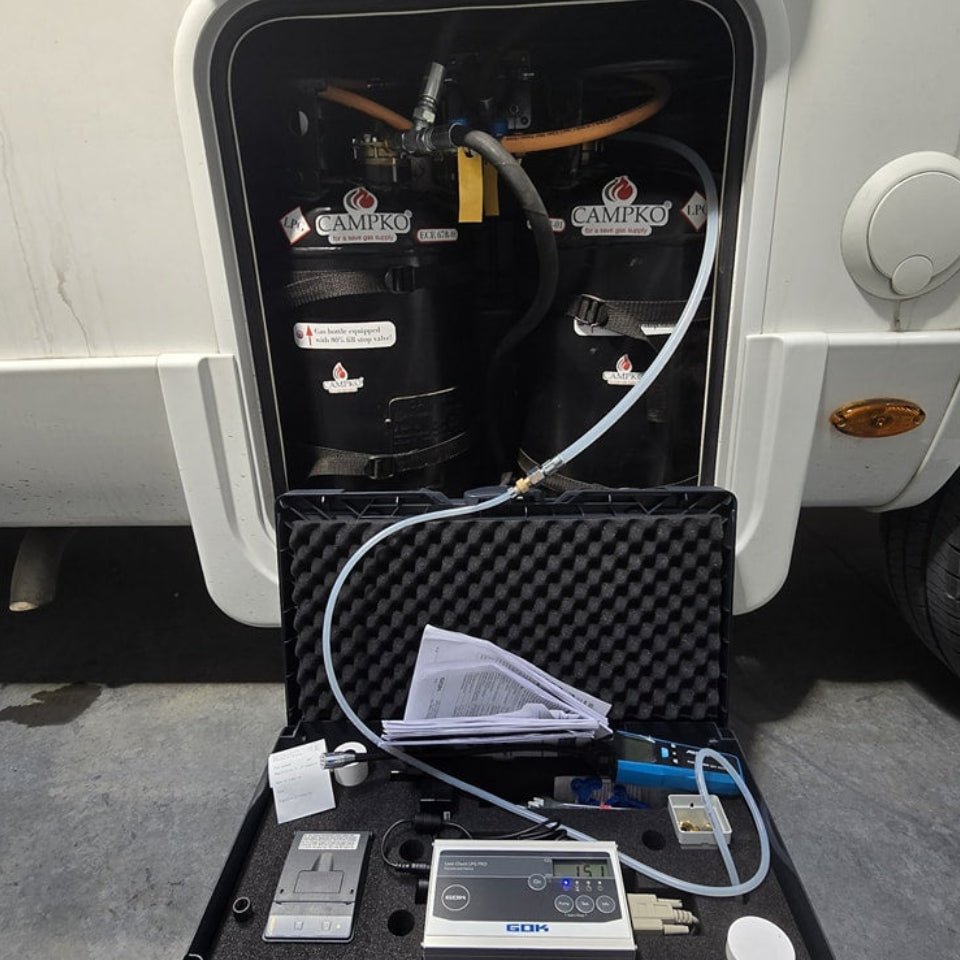 Testare certificata etanseitate instalatie gaz pentru rulote si autorulote – standard UE - CampShop.ro