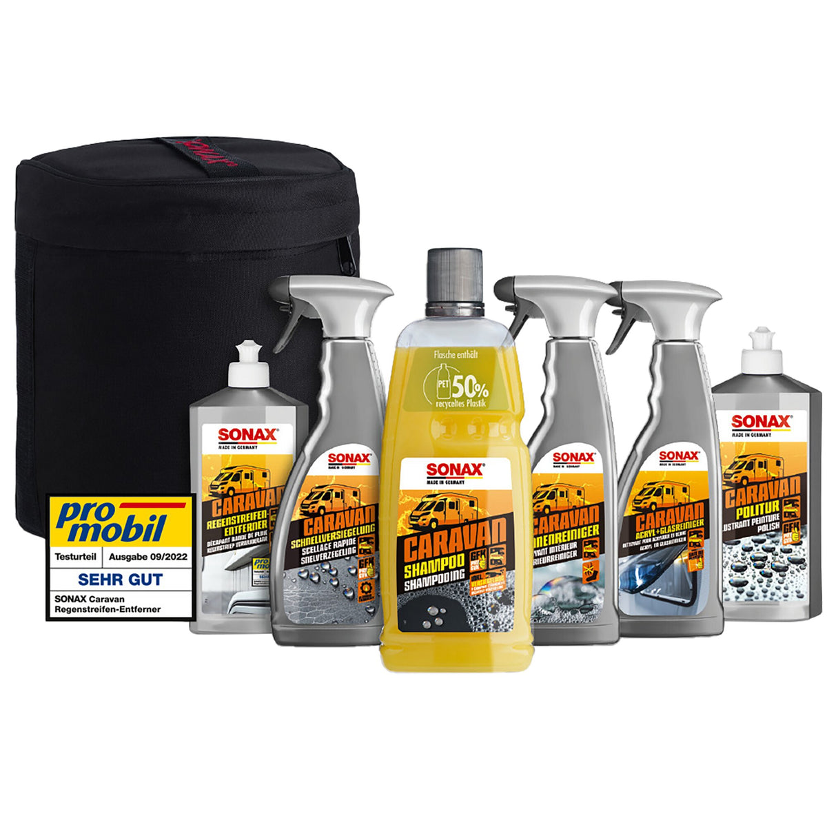 Set complet de curățare pentru rulote SONAX CARAVAN