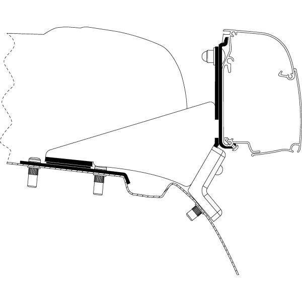 Adaptor pentru Marchiza Thule 4200 - MB Vito / V-Class cu acoperis pop-up - campshop.ro