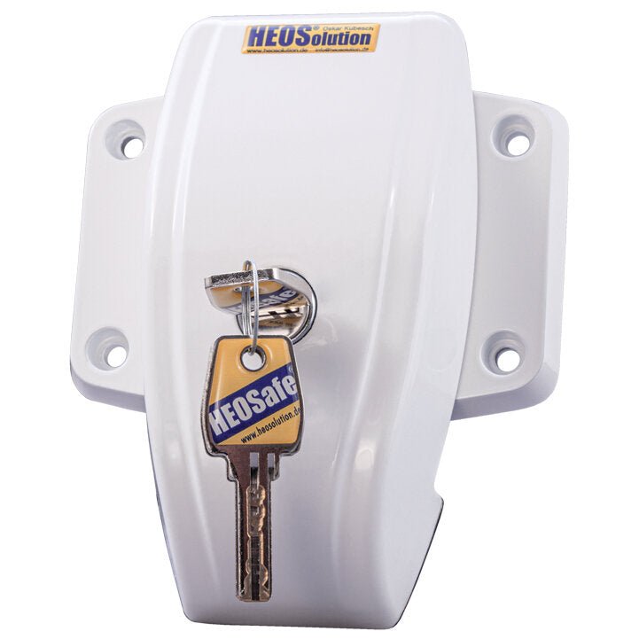 Antifurt/ Incuietoare HEOSafe Van Security 2 bucăți, alb - CampShop.ro