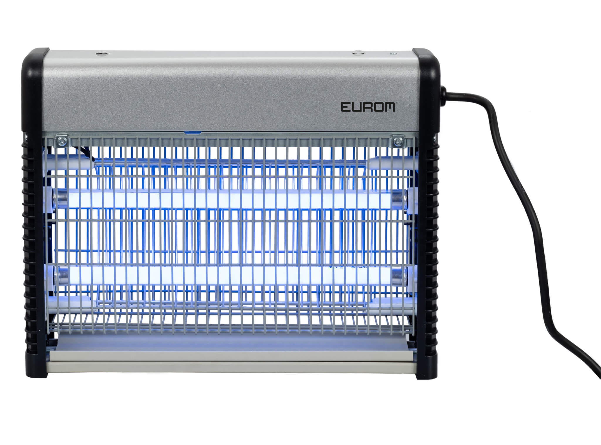 Aparatul electric impotriva insectelor/mustelor/tantarilor EUROM Fly Away Metal 16 LED - CampShop.ro