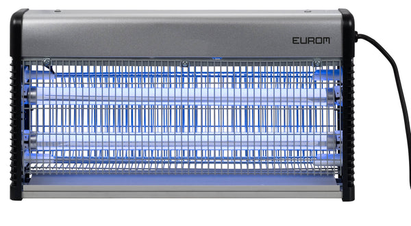 Aparatul electric impotriva insectelor/mustelor/tantarilor EUROM Fly Away Metal 30 LED - CampShop.ro