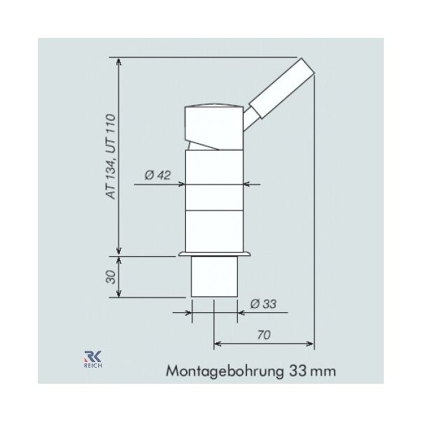 Baterie monocomandă ceramică pentru duș Trend E - campshop.ro