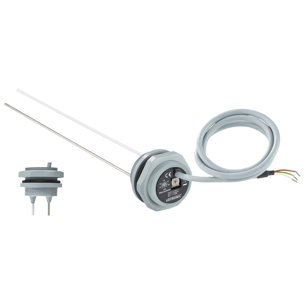 Senzor/ sonda de rezervor pentru rezervoare din plastic sau metal, 12-24 cm inaltime, VOTRONIC