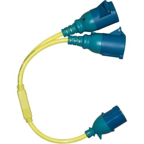 Cablu tip Splitter Victron Energy Splitter cord 16A/250V CEE/2xCEE - CampShop.ro