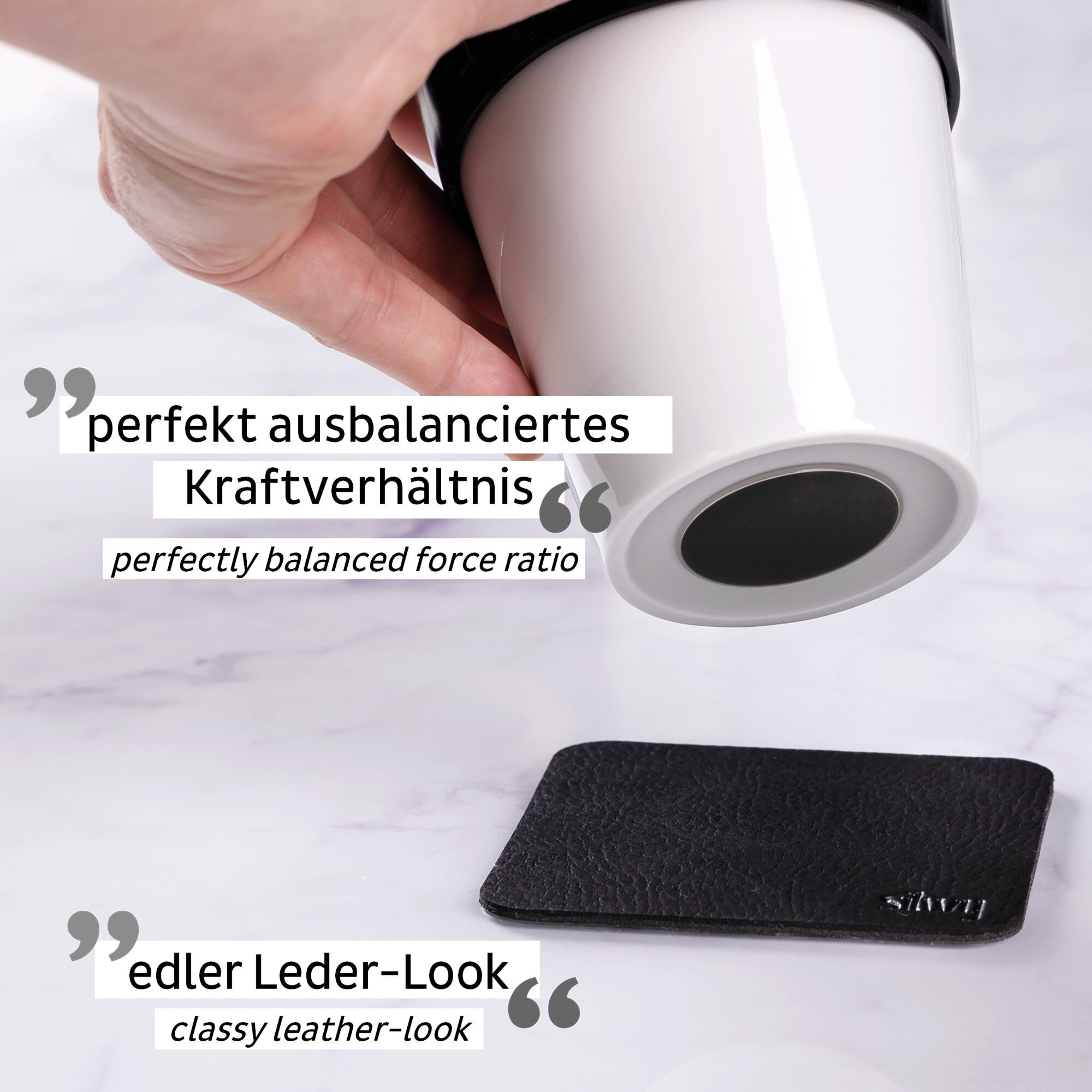 Cana de cafea din porțelan SILWY TO - GO - CUP 350 ml, 2 buc. - CampShop.ro