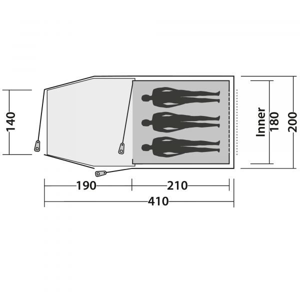 Cort tunel EASY CAMP Spirit 300 - campshop.ro