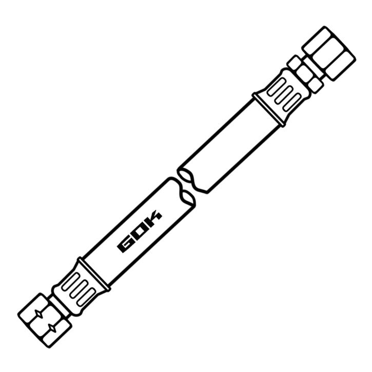 Furtun de presiune medie, racord 8, GOK - CampShop.ro