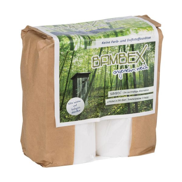 Hârtie igienica din bambus pentru toaleta rulota, autorulota, premium, Bambex® - campshop.ro