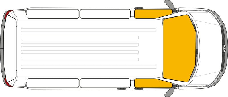 Husa magnetica pentru protectie termica Van-uri, parte frontala, 3 piese - CARBEST - campshop.ro