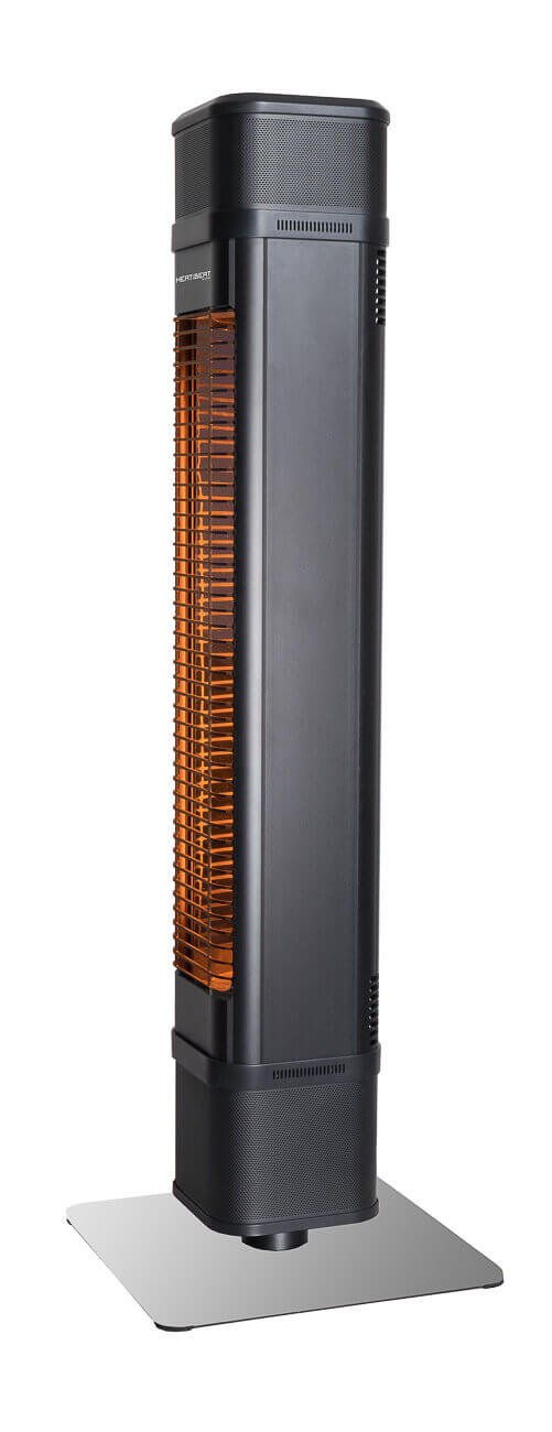 Incalzitor de terasa Eurom Heat and Beat Tower (lumini LED si boxe incluse) - CampShop.ro