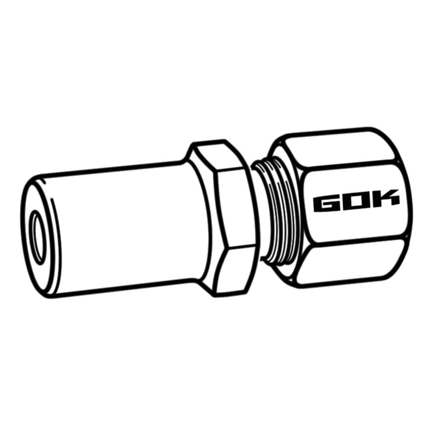 Inserție reductoare, dreaptă RST 10 x RVS 8 mm, GOK - CampShop.ro