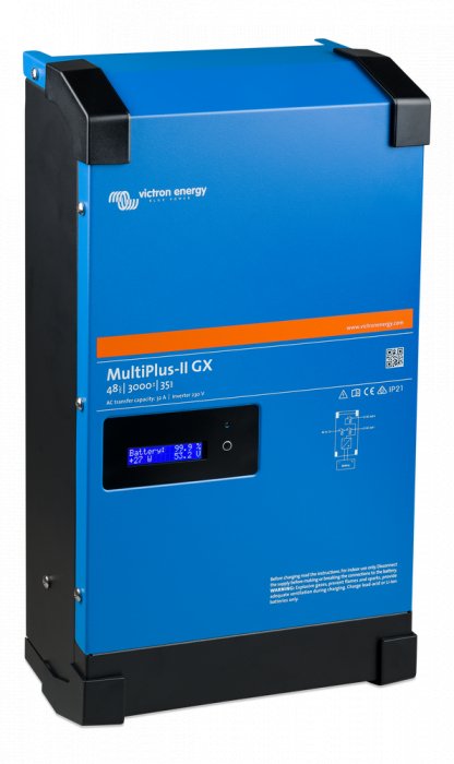 Invertor cu charger 48V 3000VA Victron Energy MultiPlus II GX 48/3000/35-32 - CampShop.ro
