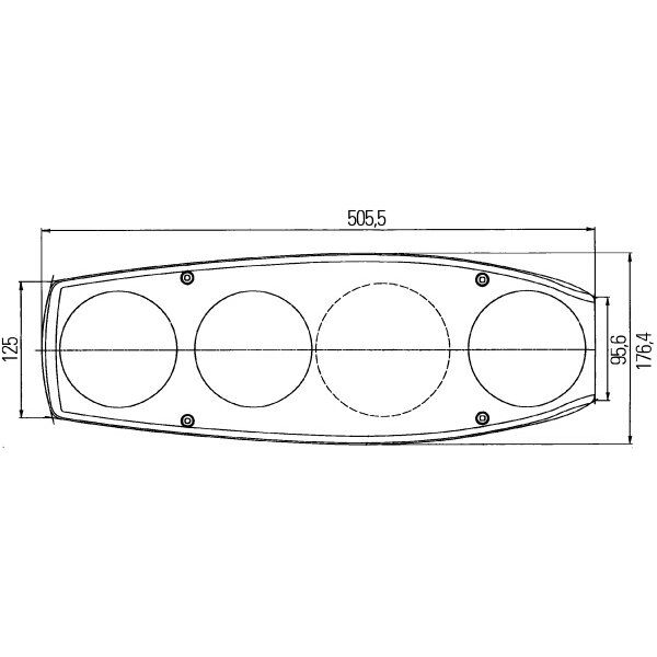 Lampa stop HELLA Caraluna II Plus - campshop.ro