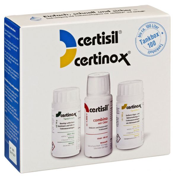 Pachet curatare si dezinfectare apa CERTISIL Certinox - campshop.ro