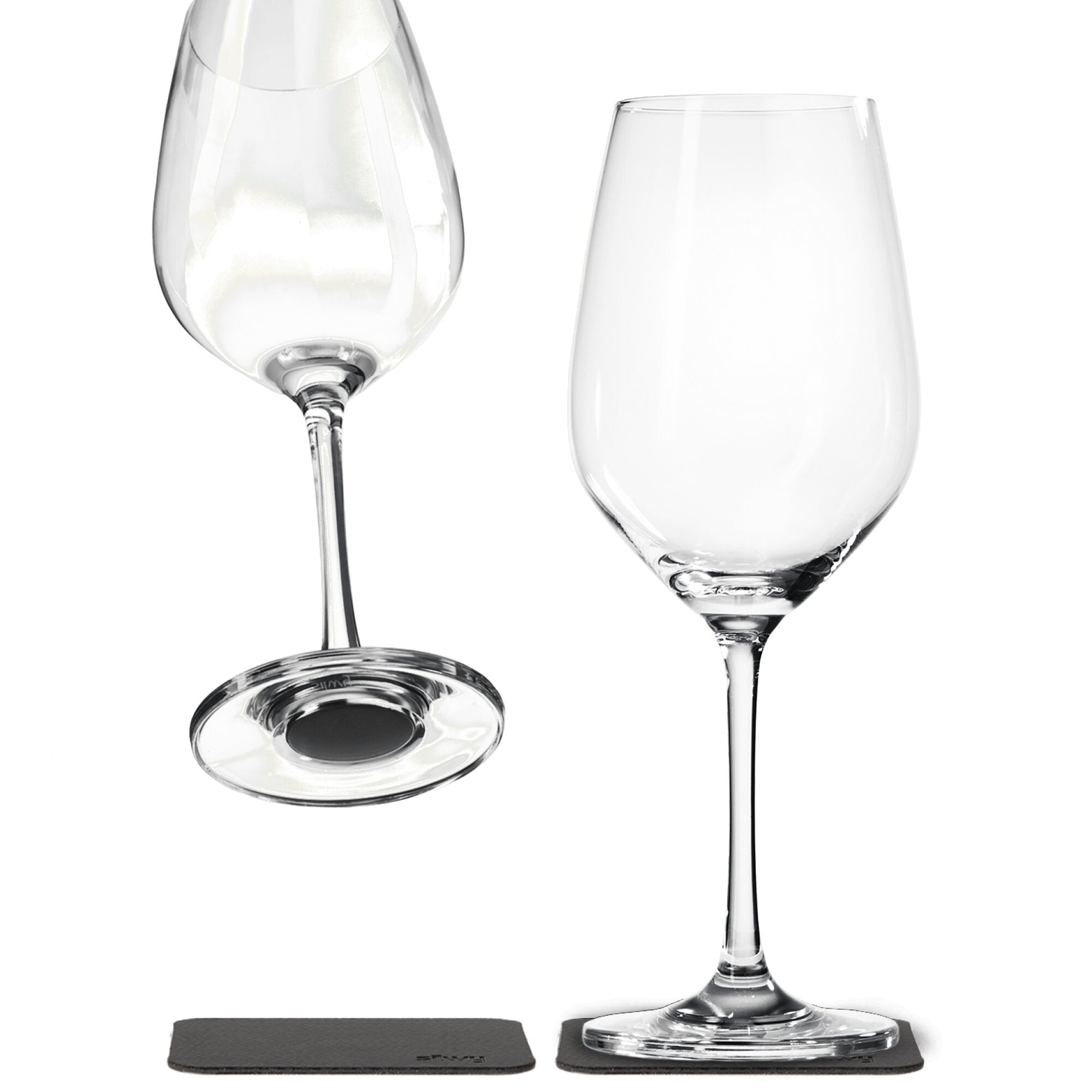 Pahare magnetice SILWY, de cristal, pentru vin, 2 buc. - CampShop.ro