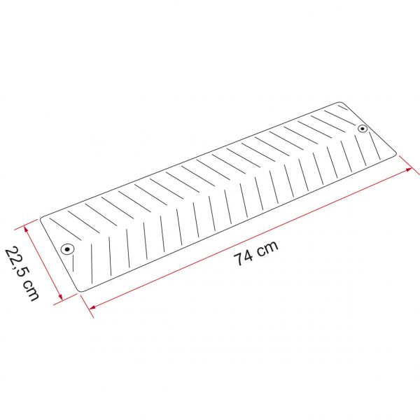 Placă aderentă/ anti-alunecare Gripper plate FIAMMA - campshop.ro