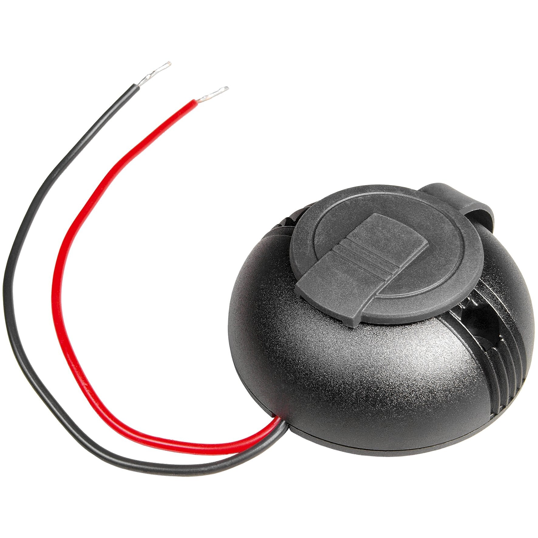 Priză dublă de suprafață USB - C/USB - A rotundă, cu capac, PROCAR - CampShop.ro