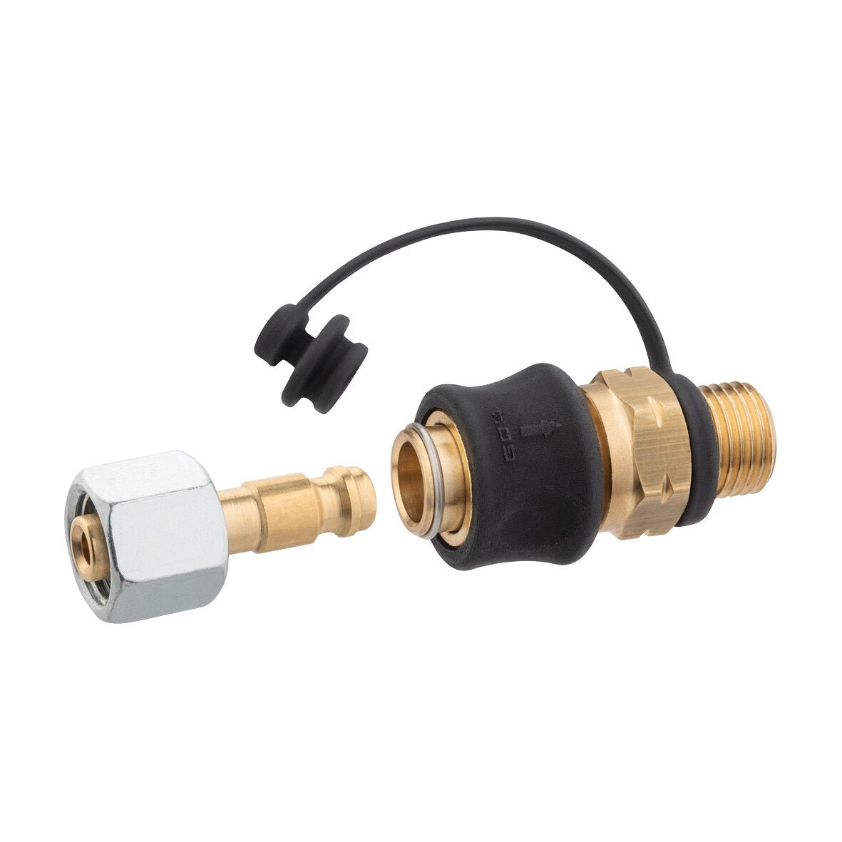 Set cupla rapida (Quick Release), drept. GOK tip SKU - QR G 1/4 LH - KN x SKU și STN x RST 8 - CampShop.ro