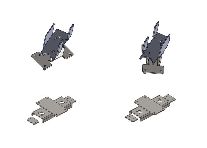 Set de placi adaptoare pentru sistemul automat de nivelare CARBEST - Mercedes Benz / Iveco / Renault - campshop.ro