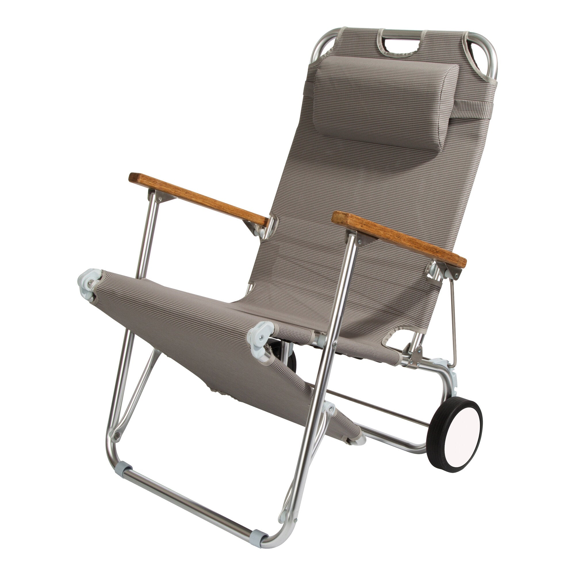 Șezlong de plajă tip Cărucior 180 x 67 x 27 cm, FRANKANA - FREIKO - CampShop.ro