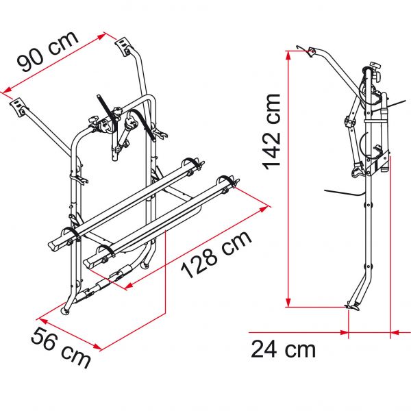 Suport biciclete FIAMMA Carry-Bike VW T5 - campshop.ro