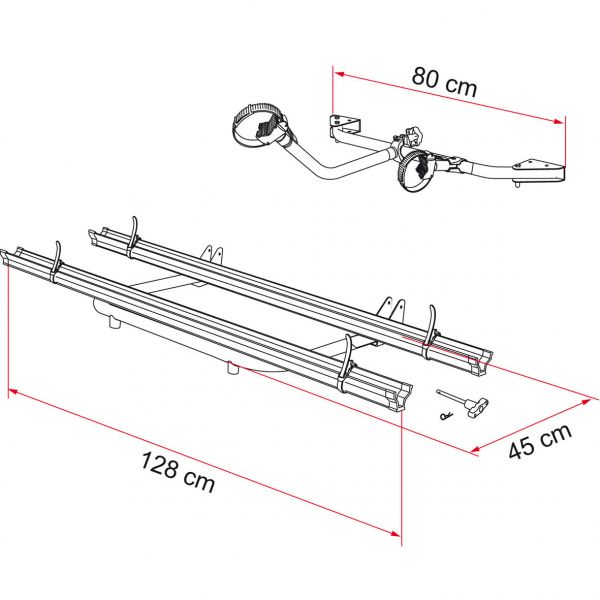 Suport biciclete pentru garaj FIAMMA Carry Bike Garage Standard - campshop.ro