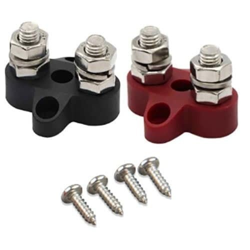 Terminal dual Victron Energy Stud M8 - set (1 rosu/1 negru) - CampShop.ro